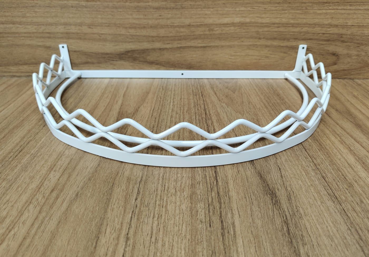 Dossel de Parede para Berço Ondulado Base Lisa Branco — imagem 2