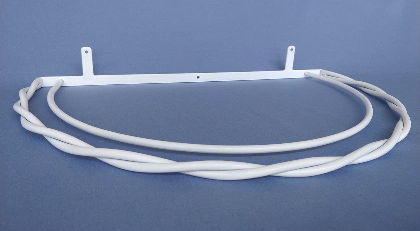 Dossel de Parede para Berço Corda Branco — imagem 2