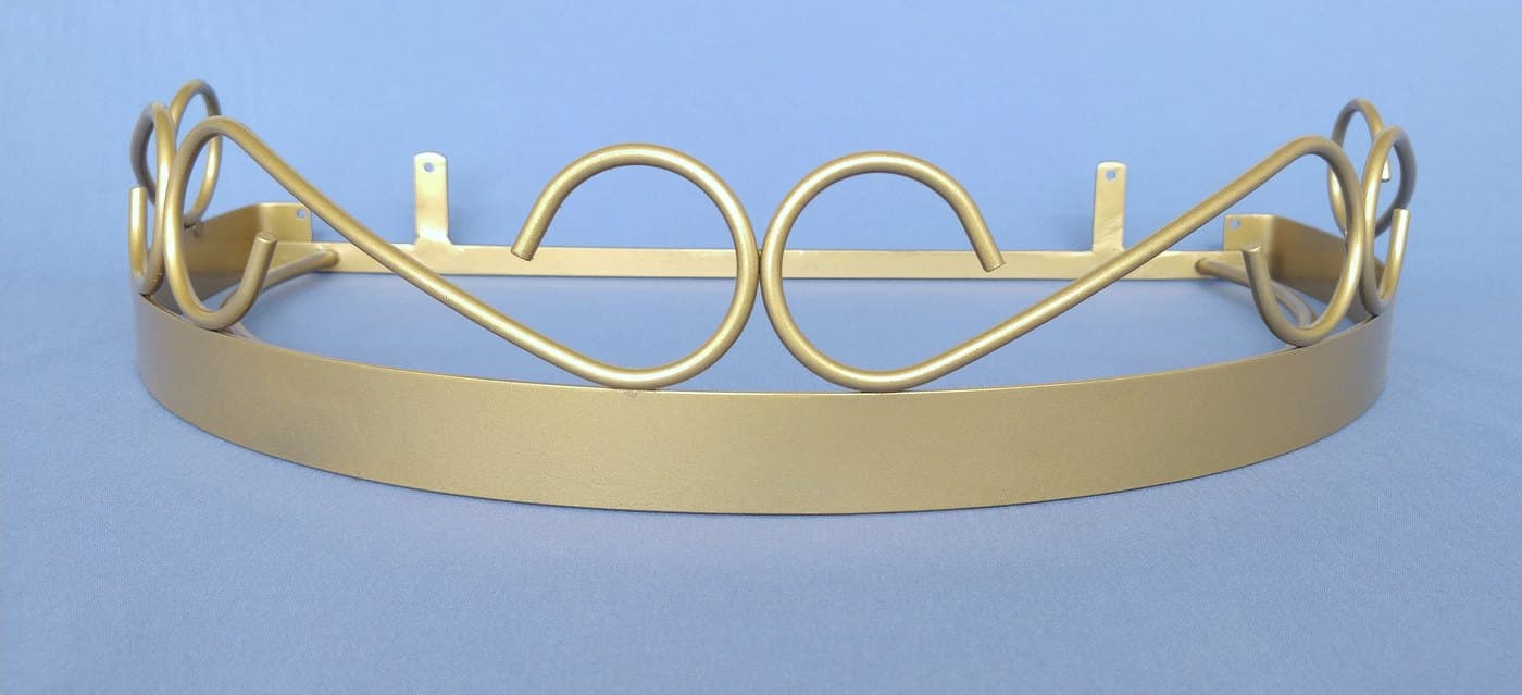 Dossel de Parede para Berço Arabesco Dourado — imagem 3