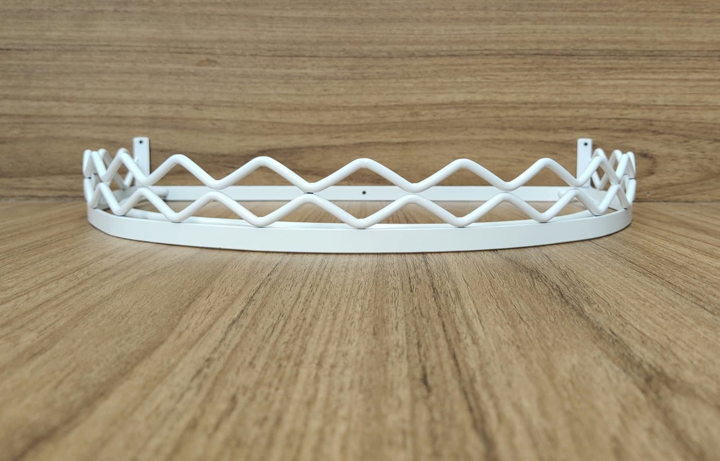 Dossel de Parede para Berço Ondulado Base Lisa Branco — imagem 3
