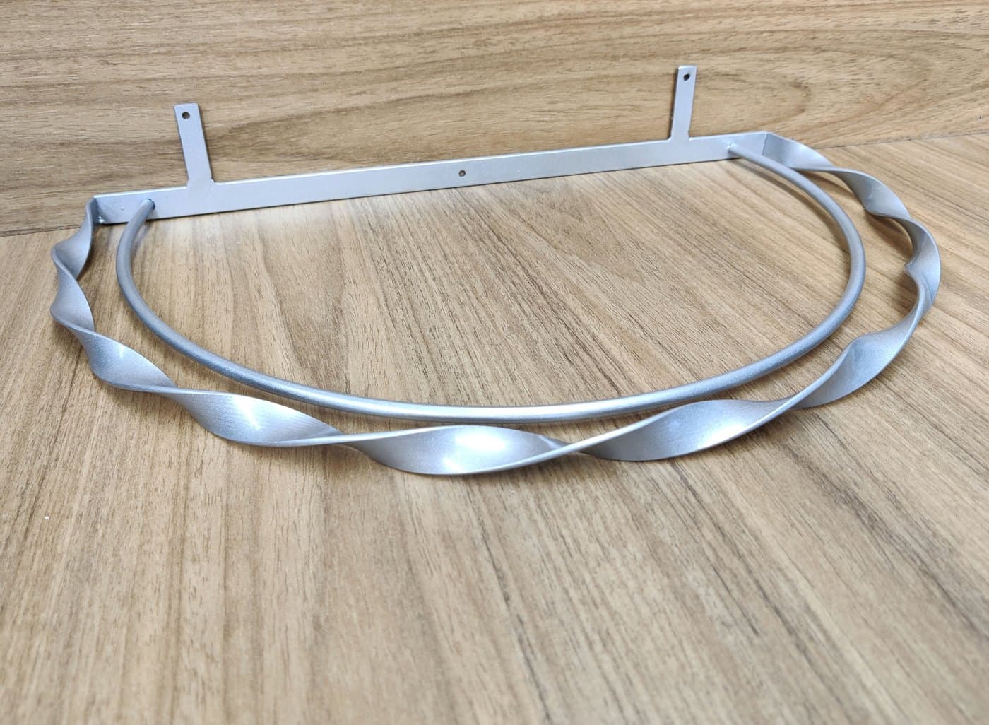 Dossel de Parede para Berço Torcido Prata — imagem 2