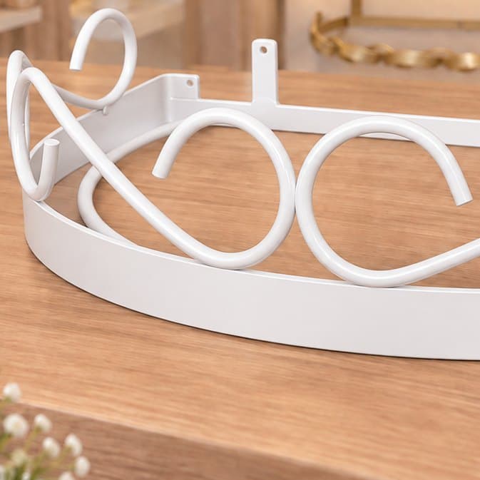 Dossel de Parede para Berço Arabesco Branco — imagem 3