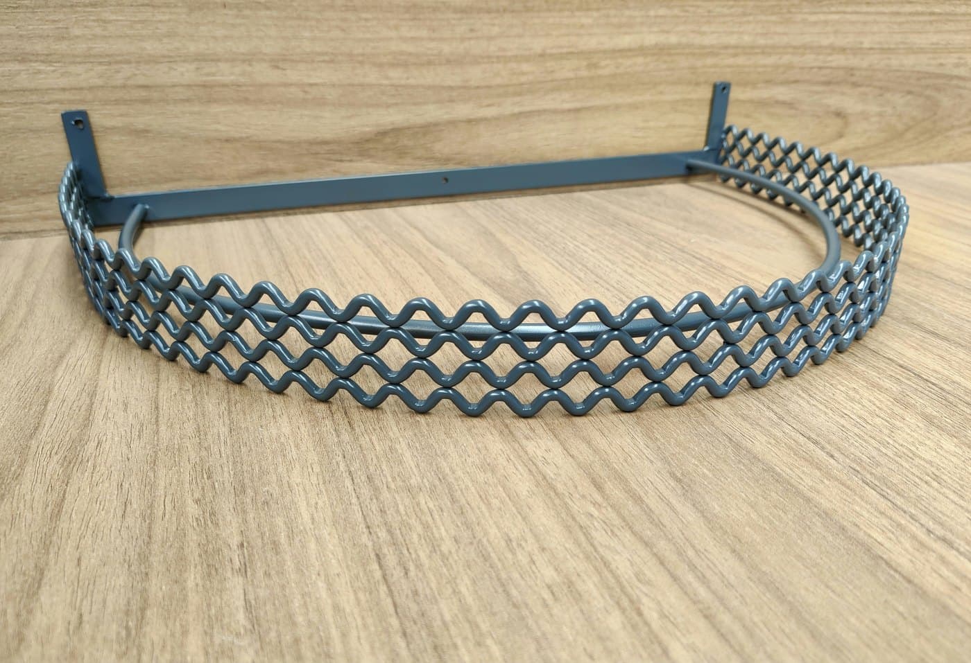 Dossel de Parede para Berço Telinha Cinza Escuro — imagem 3