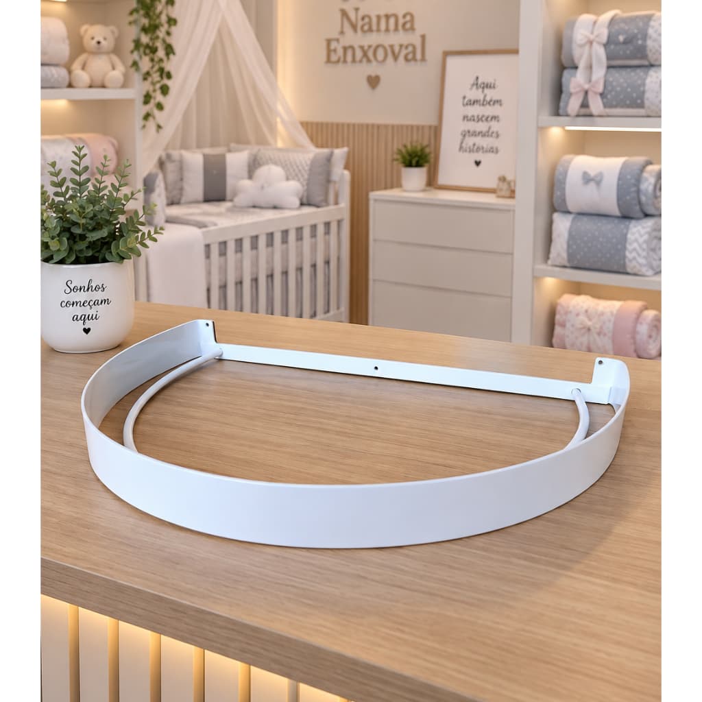 Dossel Liso Branco para Mosquiteiro