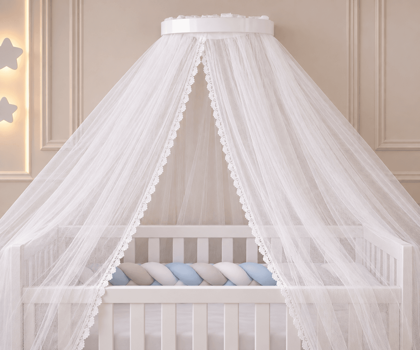 Dossel para Berço Branco